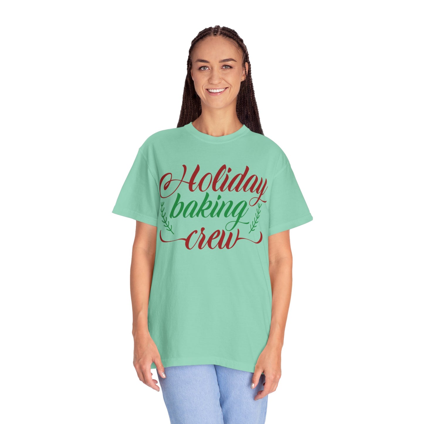 Holiday Baking Crew Xmas Cakes Christmas Cookies Festival Season Unisex Heavy Cotton T-Shirt