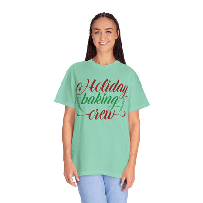 Holiday Baking Crew Xmas Cakes Christmas Cookies Festival Season Unisex Heavy Cotton T-Shirt