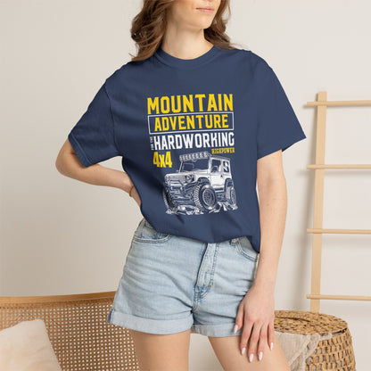 Thriller Mountain Adventure Mountain Explorer Sarcastic Alpine Discover Unisex Heavy Cotton T-Shirt