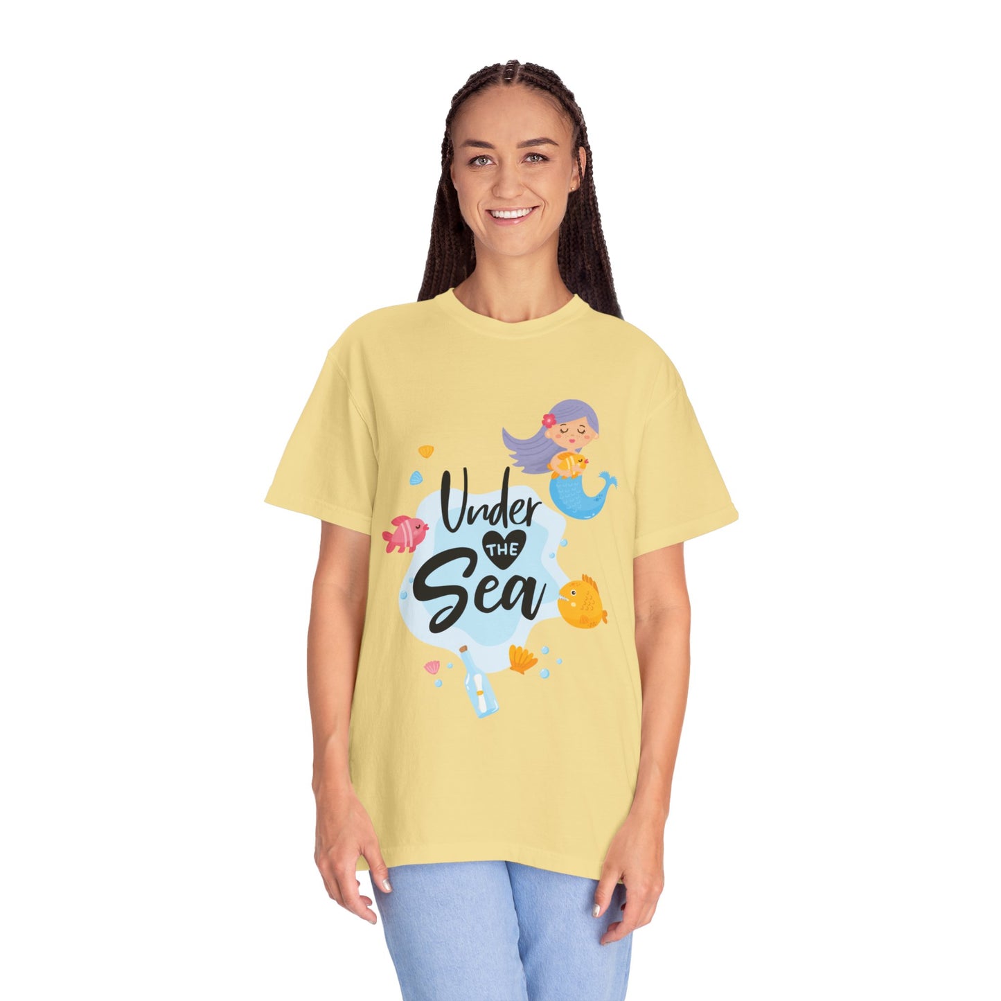 Under The Sea Oceanic Enchantment Tee Marine Life Wonders Unseen Depths Unisex Heavy Cotton T-Shirt
