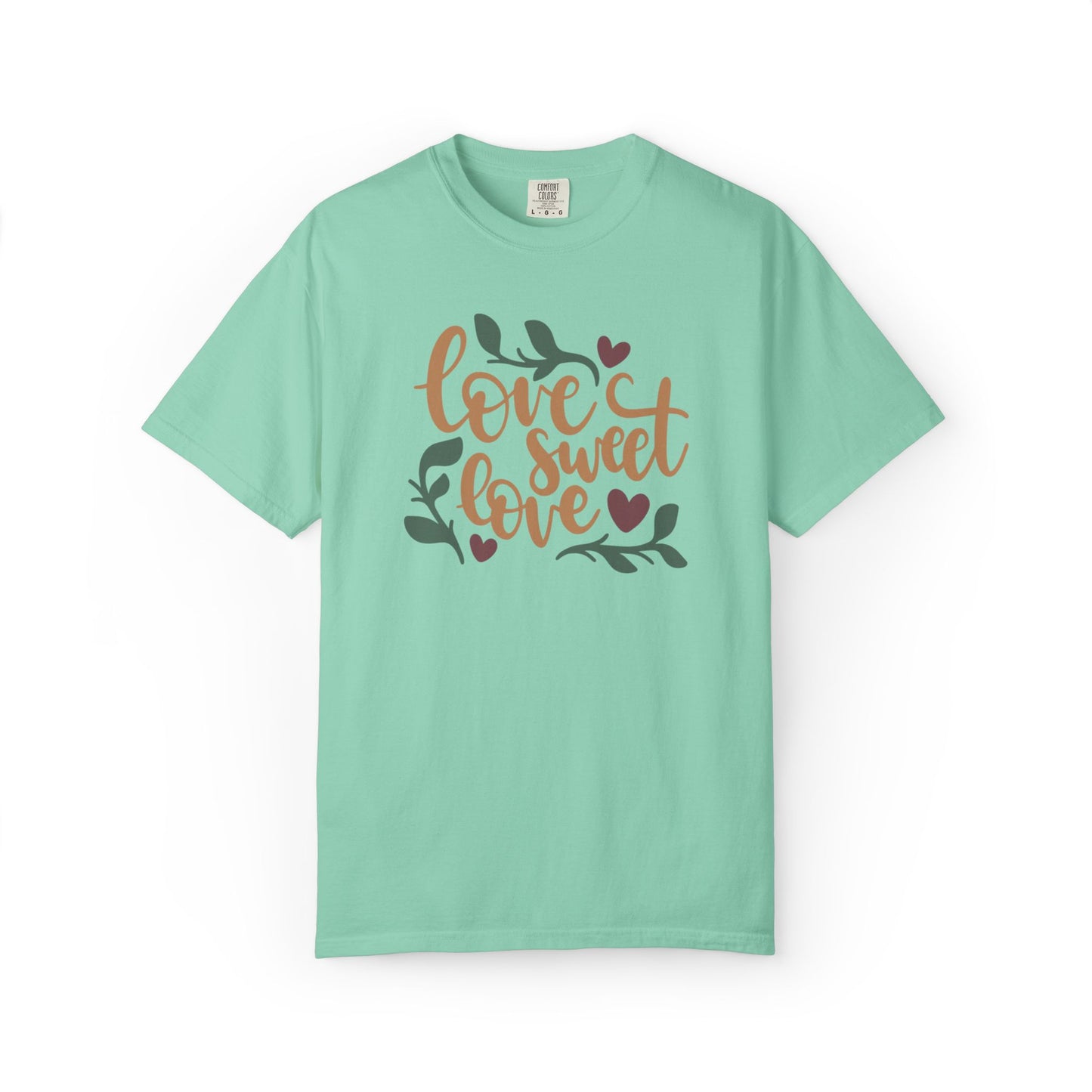 Love Sweet Love Boundless Love Affection Lover’s Tee Infinite Bliss Butterfly Kisses Evergreen Romance Unisex Heavy Cotton T-Shirt