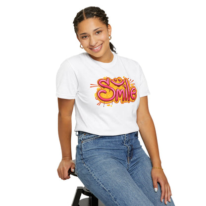 Smile Unisex Garment-Dyed T-shirt