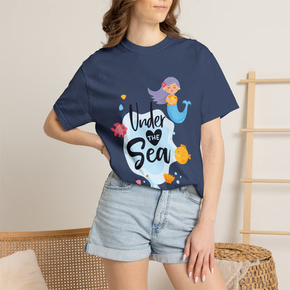 Under The Sea Oceanic Enchantment Tee Marine Life Wonders Unseen Depths Unisex Heavy Cotton T-Shirt