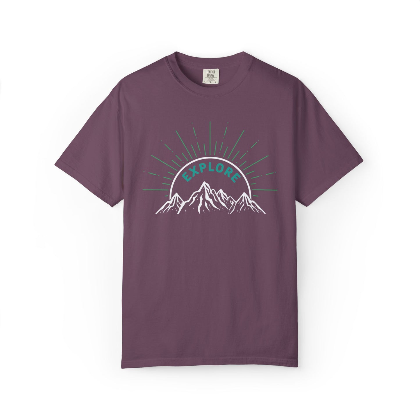 Funny Explore Mountain Adventure Tee Sarcastic Alpine Discover Camping Forest Unisex Heavy Cotton T-Shirt