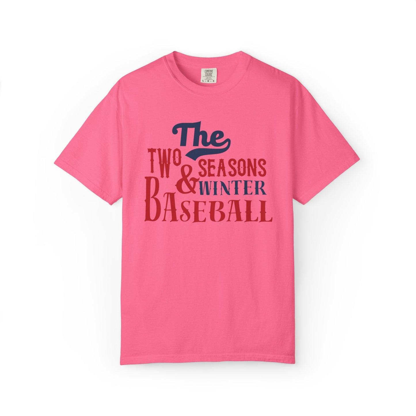 The Two Seasons Winter & Baseball Pitcher’s Snow Peace Tee Scoreboard Smiles Inning Of Joy Unisex Heavy Cotton T-Shirt