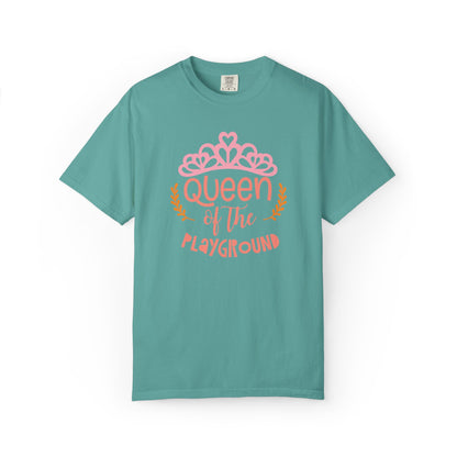 Queen Of The Playground Playtime Learning Objectives Early Toddlers Tee Childhood Development Unisex Heavy Cotton T-Shirt