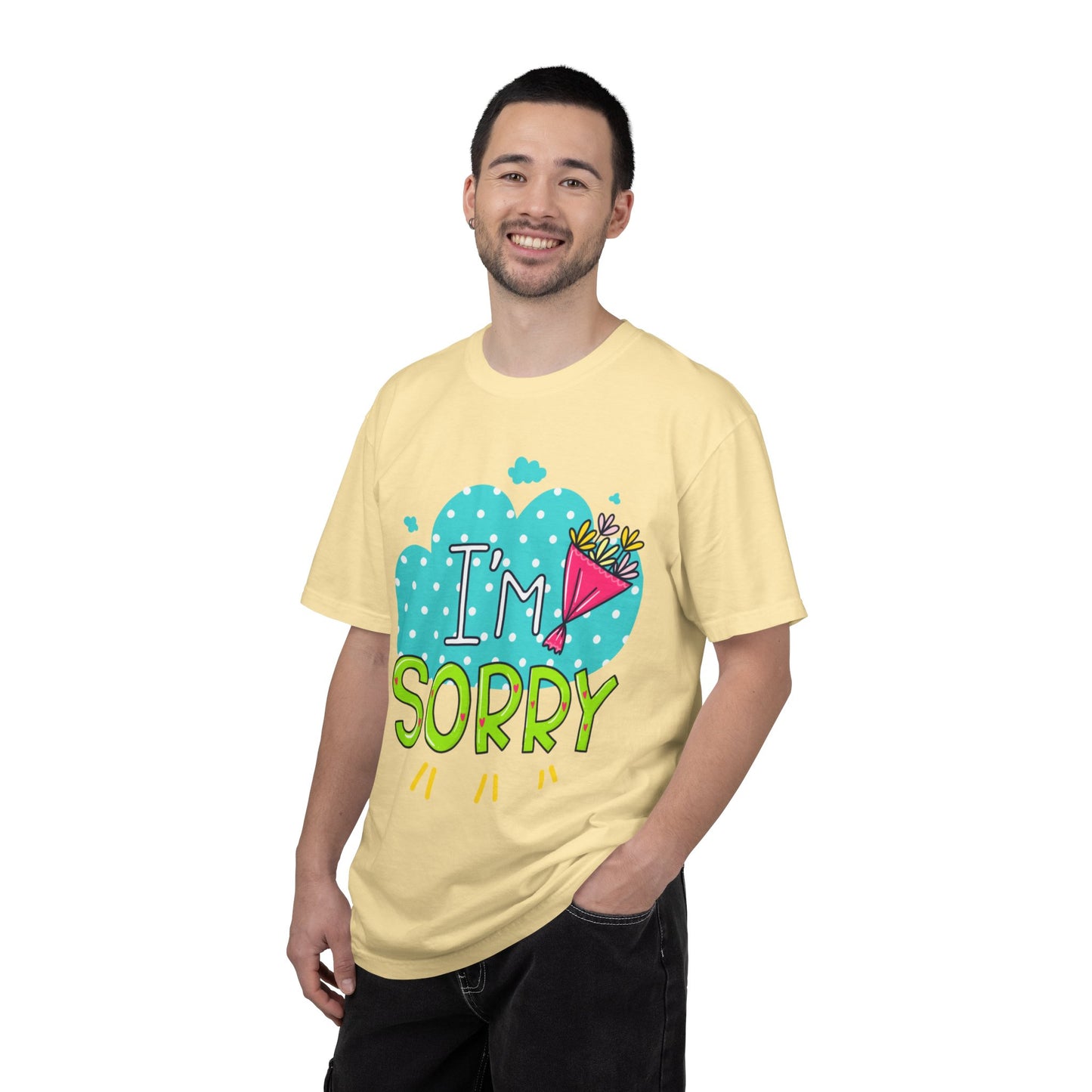 I Am Sorry Emotional Bond Tee Relationship Self Confidence Self Love Forever Support Unisex Heavy Cotton T-Shirt