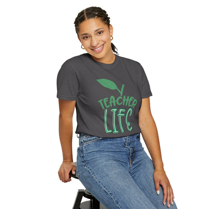 Teacher Life Role Model Supportive Learning Positive Reinforcement Moral Values Unisex Heavy Cotton T-Shirt