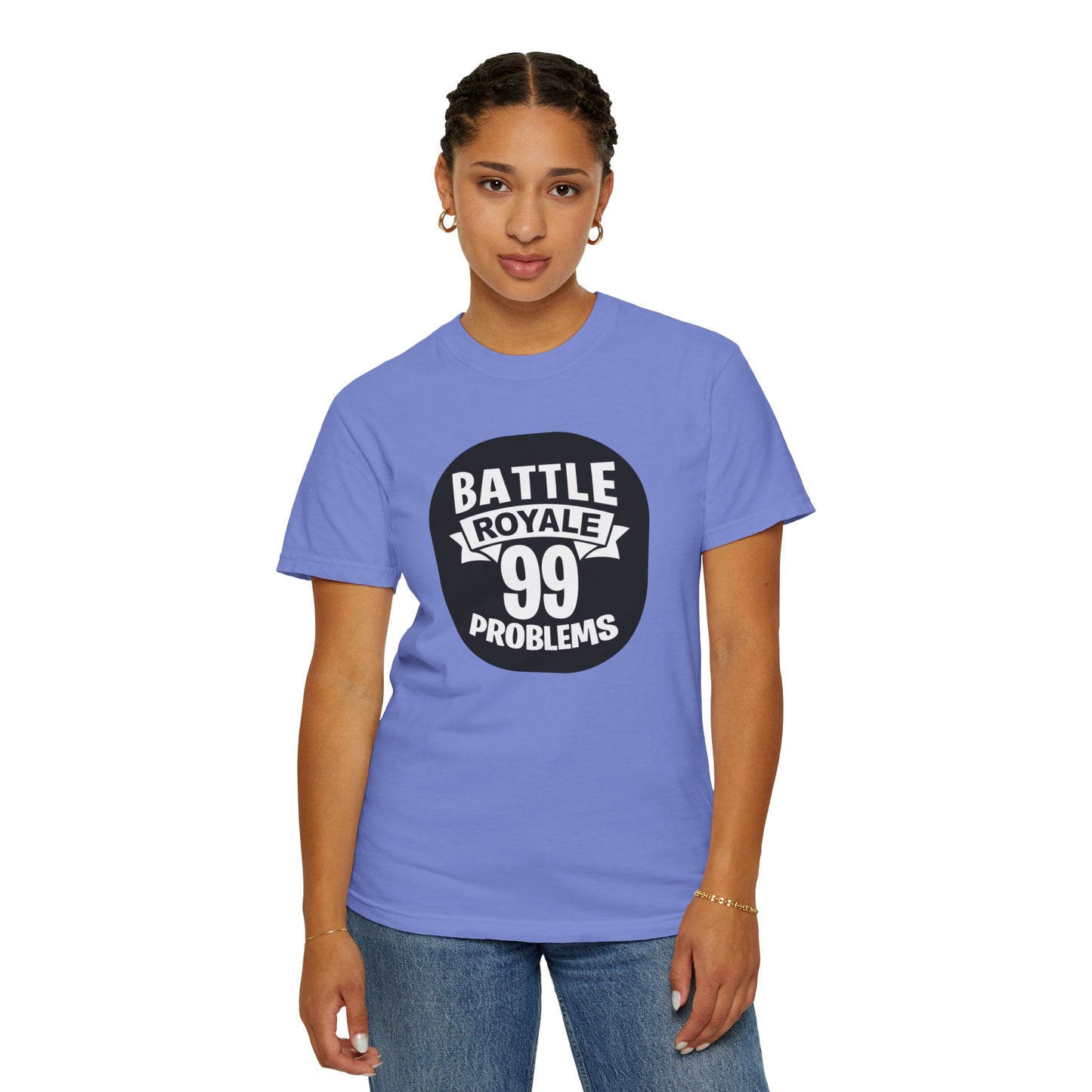 Battle Royal Multiplayer Madness Tee Thrilling Elimination High-Stakes Combat Unisex Heavy Cotton T-Shirt
