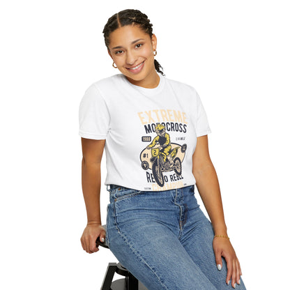 Extreme Champion Epic Trail Exploration Tee Thrill-Seeking Stunt Mastery Downhill Rush Unisex Heavy Cotton T-Shirt
