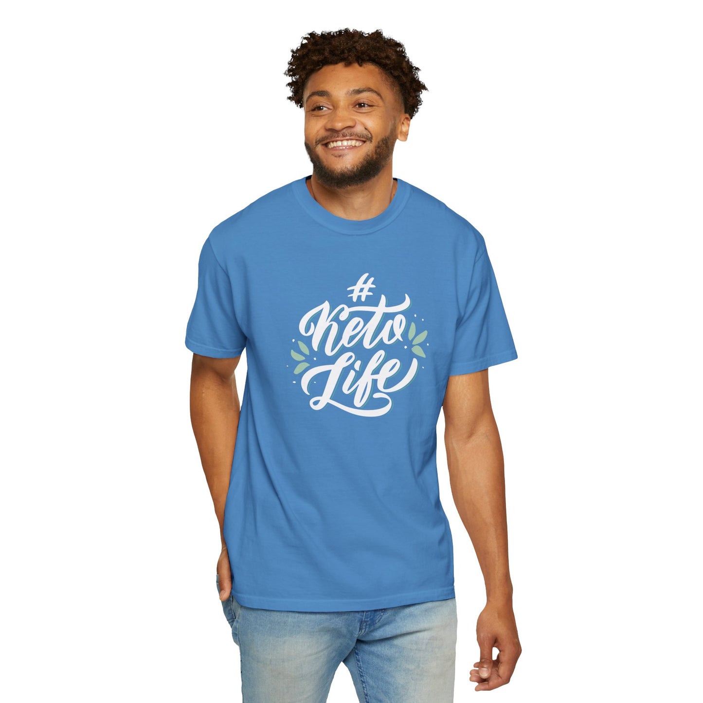 Keto Life Low-Carb Vegetables Tee Moderate Protein Fat Adaptation Intermittent Fasting Unisex Heavy Cotton T-Shirt