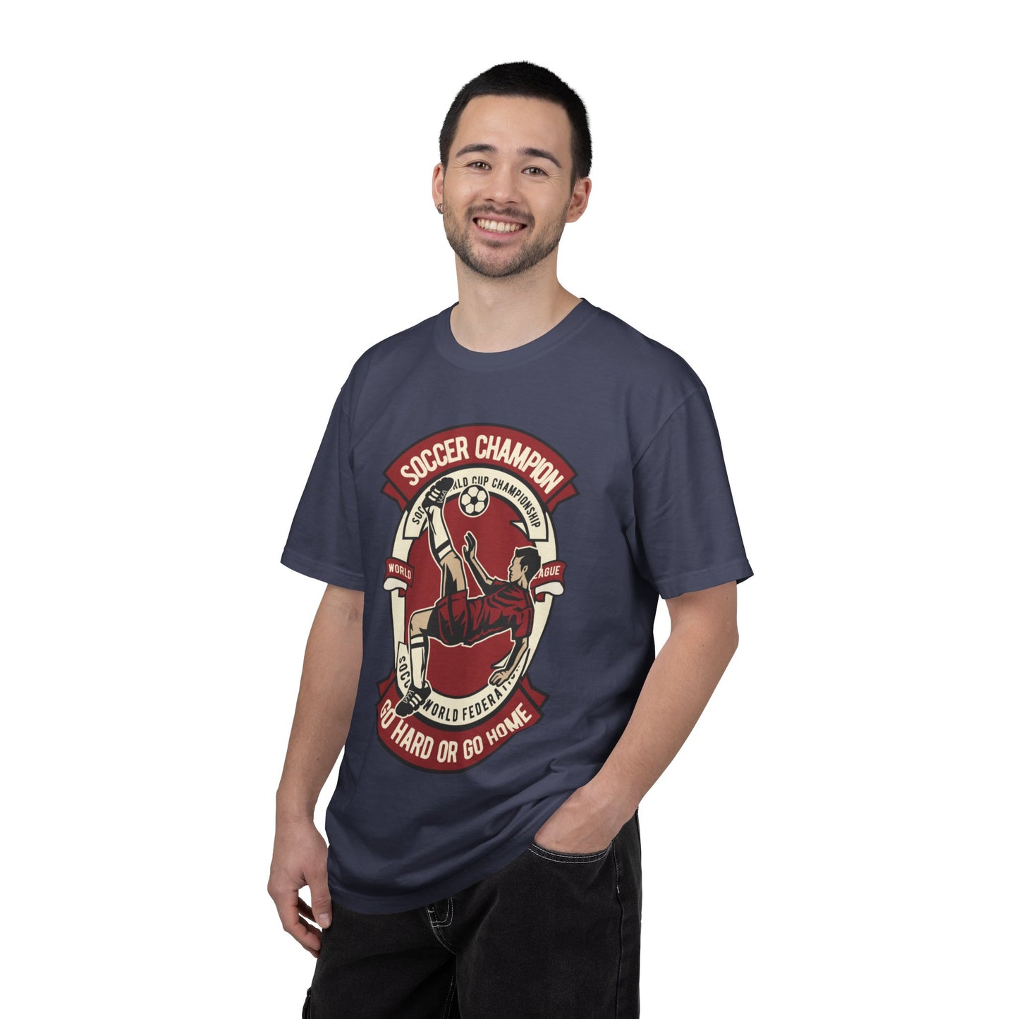 Soccer Champion Heartwarming Sweet Tee Charismatic Passion Unisex Heavy Cotton T-Shirt