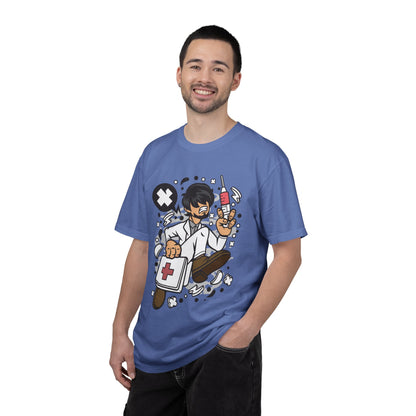 Doctor Superpower Medical Mastery Wellness Warriors Tee Medical Mentor Unisex Heavy Cotton T-Shirt