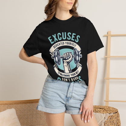 100% cotton (fiber content may vary for different colors) Medium fabric (5.3 oz/yd² (180 g/m²)) Dedicated Yourself To Becoming Your Best Don’t Burn Calories Unisex Heavy Cotton T-Shirt