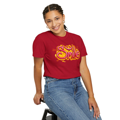 Smile Unisex Garment-Dyed T-shirt