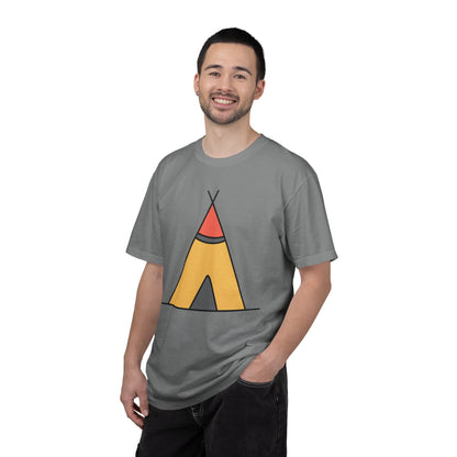 Camping  Adventure Lovers Tee Nature Exploration Bonfire Travel Van Unisex Heavy Cotton T-Shirt