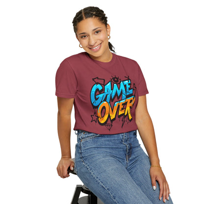 Game Over Unisex Garment-Dyed T-shirt