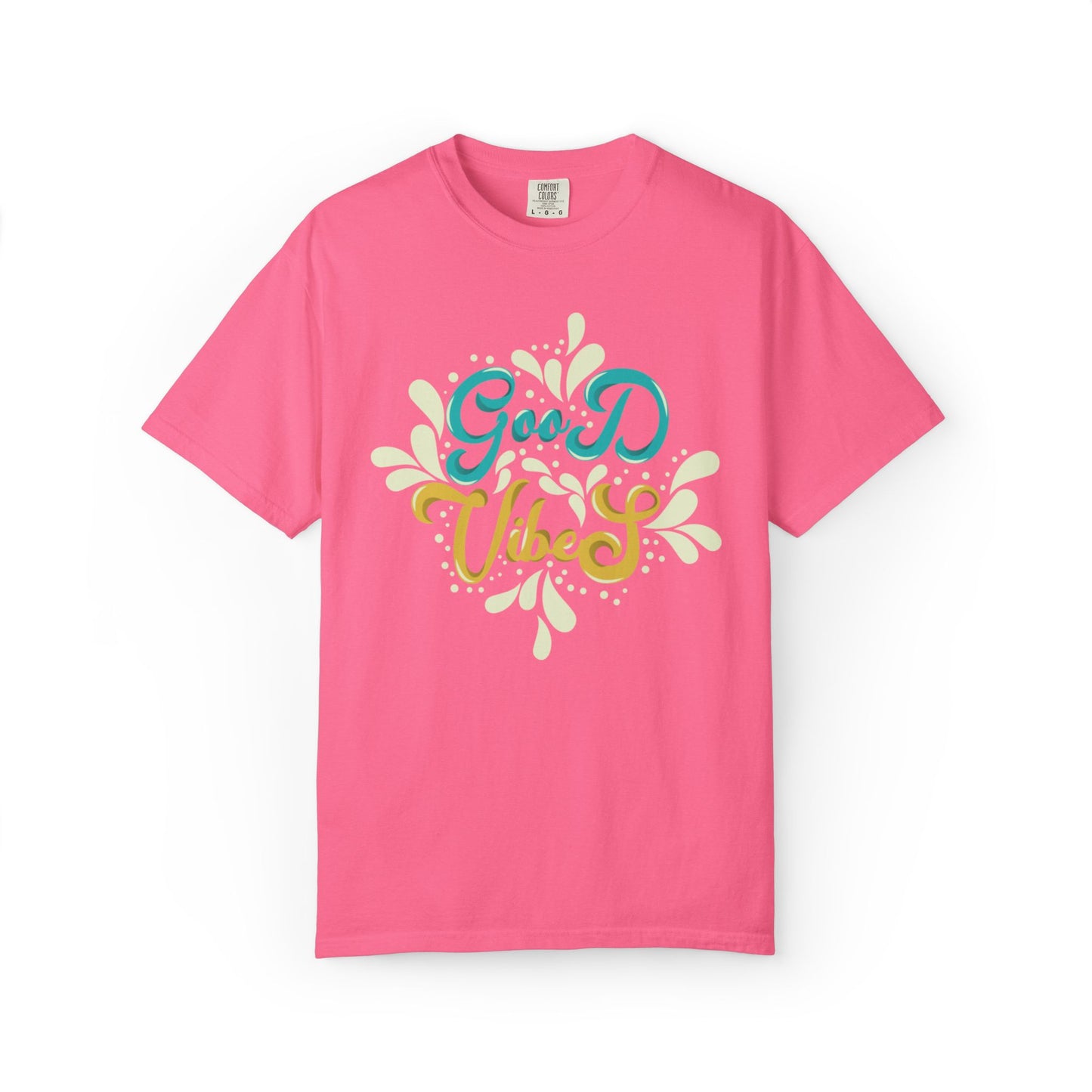 Good Vibes Motivational Tee Let Go Of Negativity Focus On Solutions Growth Mindset Unisex Heavy Cotton T-Shirt