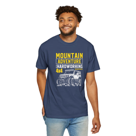 Thriller Mountain Adventure Mountain Explorer Sarcastic Alpine Discover Unisex Heavy Cotton T-Shirt