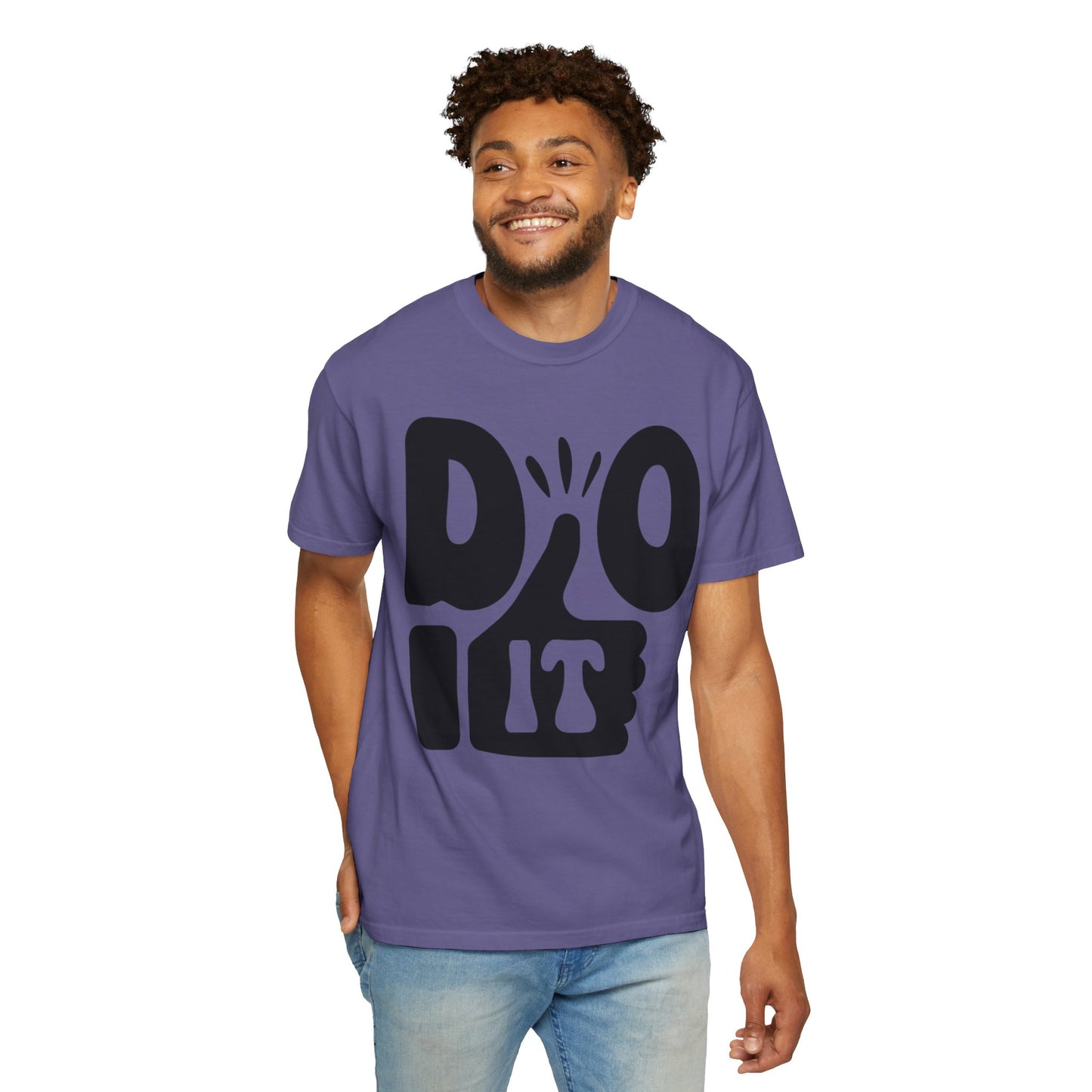 Do It Finding Peace Trendy Tee Overcoming Challenges Stay Positive Trust The Process Unisex Heavy Cotton T-Shirt