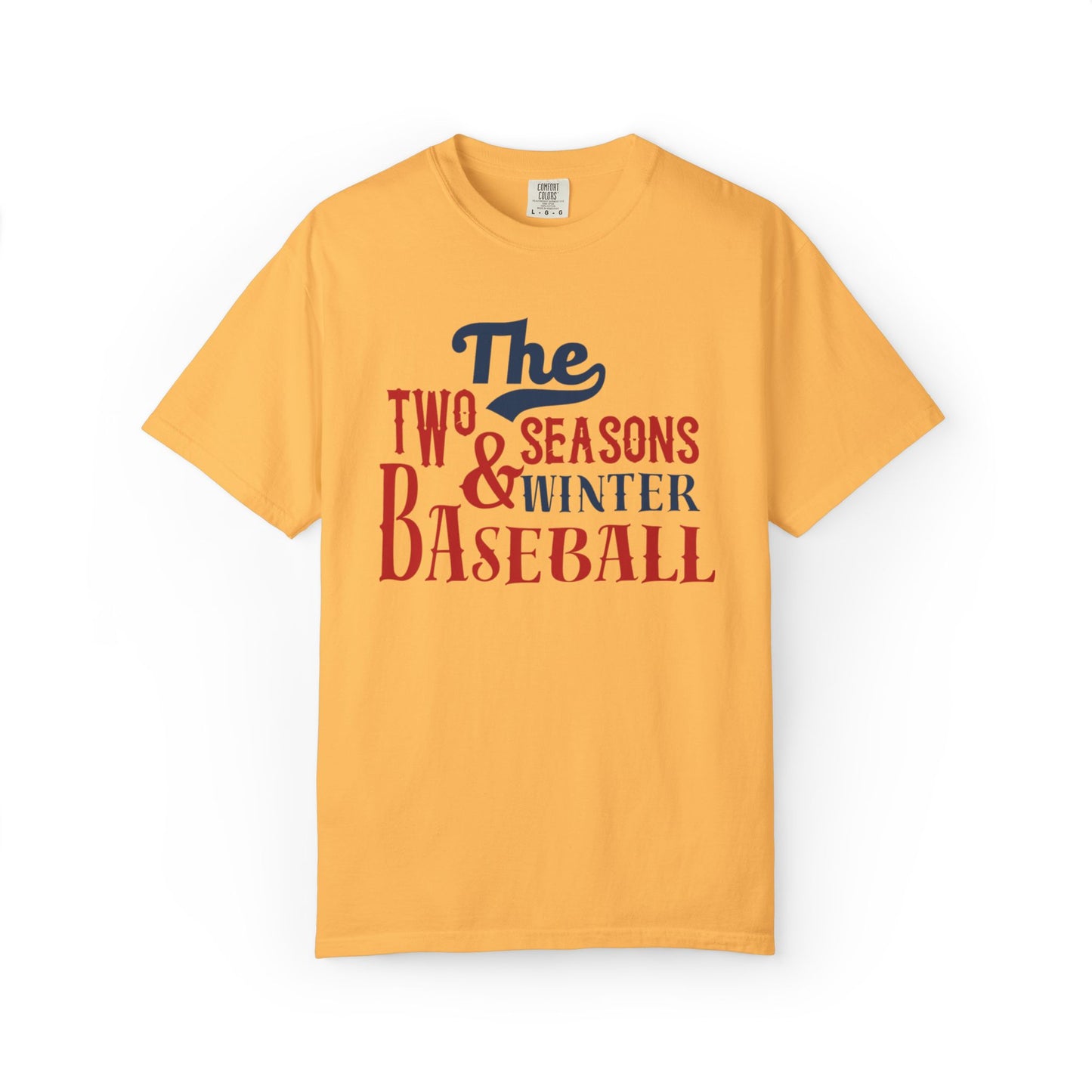 The Two Seasons Winter & Baseball Pitcher’s Snow Peace Tee Scoreboard Smiles Inning Of Joy Unisex Heavy Cotton T-Shirt