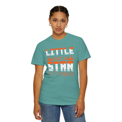 Thrilling Little Rock Star Born To Rock Rock And Roll Passion Rocker At Heart Rock Enthusiasm Unisex Heavy Cotton T-Shirt