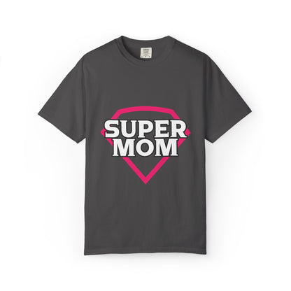 Cute Super Mom Motherhood Mama Love Master Multitasker Life Giver Wonder Woman Unisex Heavy Cotton T-Shirt