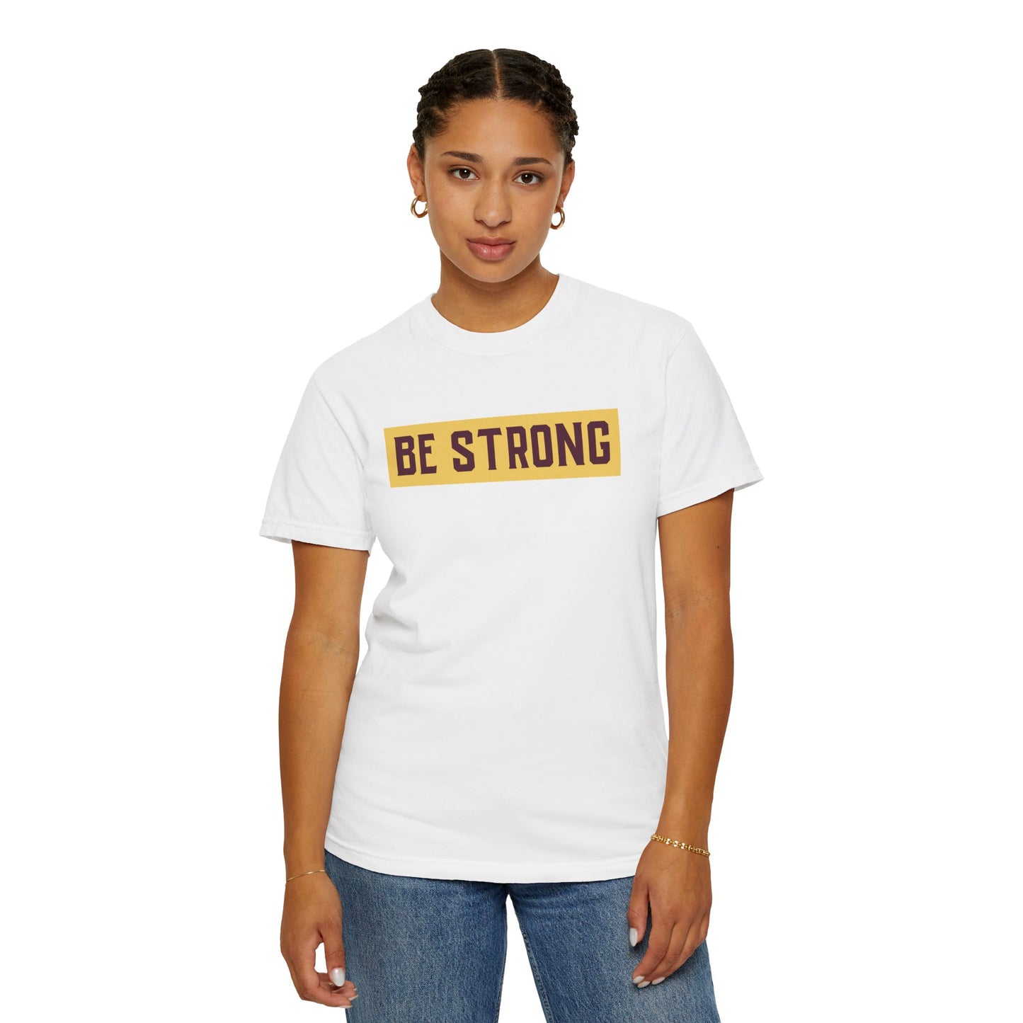 Be Strong Quotes Best Selling Unisex Heavy Cotton T-Shirt