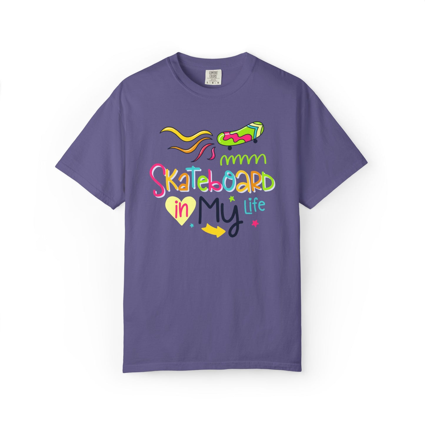 Skateboard In My Life Skater Competitions Boarding Fitness Tee Unisex Heavy Cotton T-Shirt