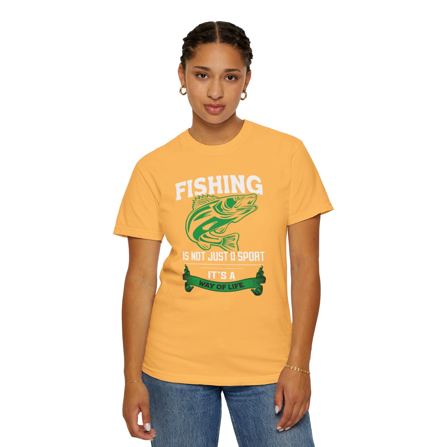 Fishing Is Not Just A Sport Reel Bait Fishing Tee Solitude Unisex Heavy Cotton T-Shirt