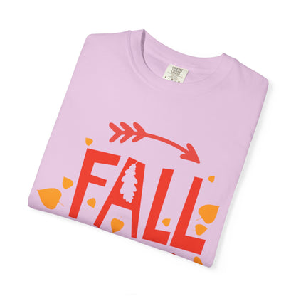 Fall Y’all Breeze Leaves Christmas Tee Jingle Bells Falling Beauty Holiday Spirit Unisex Heavy Cotton T-Shirt