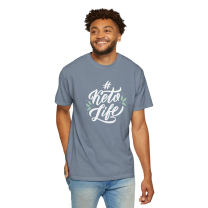 Keto Life Low-Carb Vegetables Tee Moderate Protein Fat Adaptation Intermittent Fasting Unisex Heavy Cotton T-Shirt