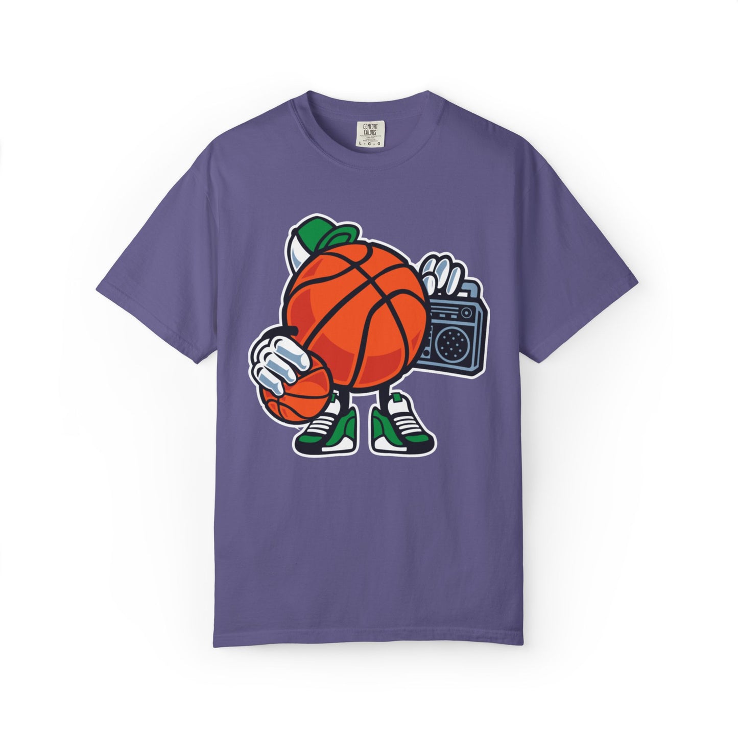 Funny Street Basketball Court King Queens Basketball Lovers Tee Slam Dunk Net Warriors Unisex Heavy Cotton T-Shirt
