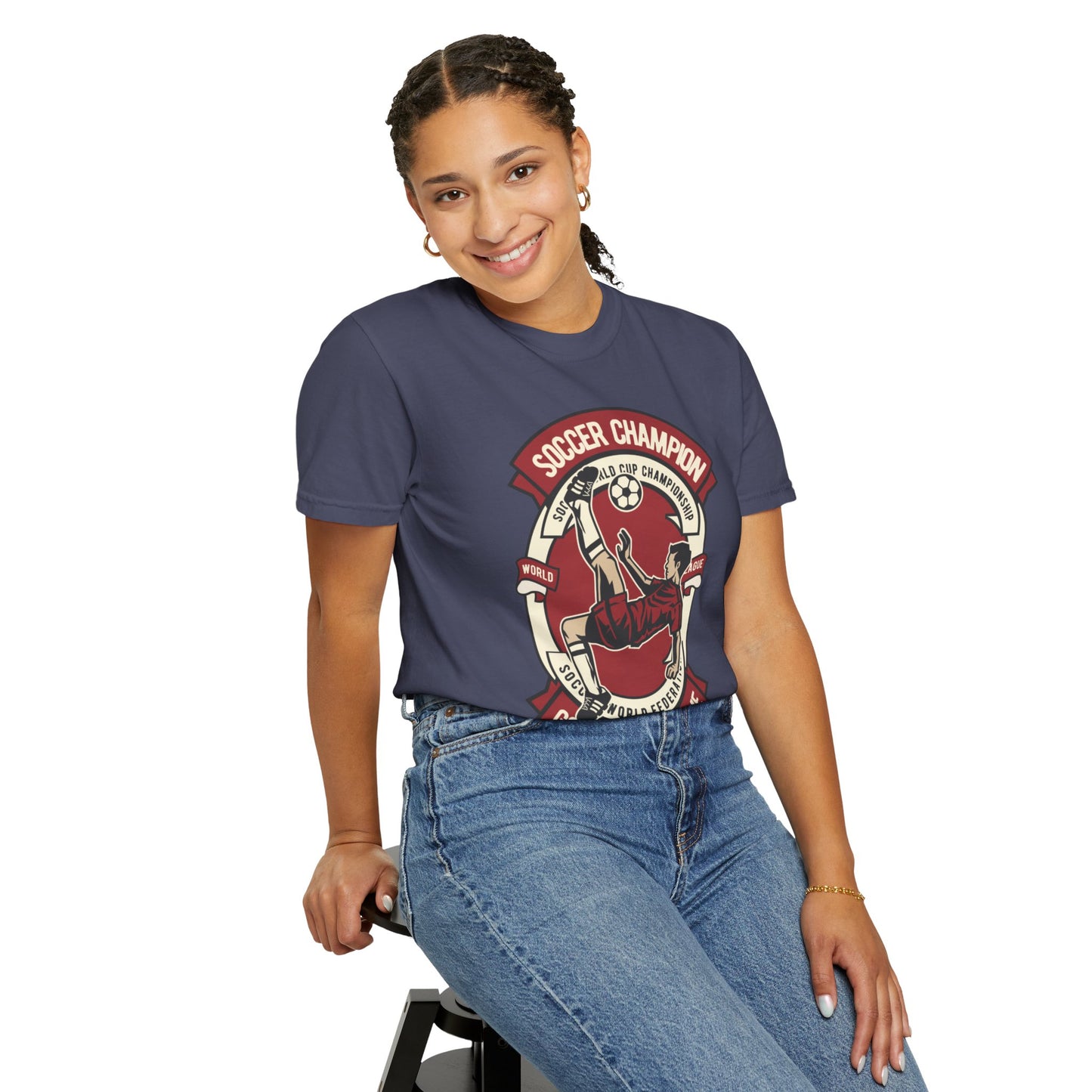 Soccer Champion Heartwarming Sweet Tee Charismatic Passion Unisex Heavy Cotton T-Shirt