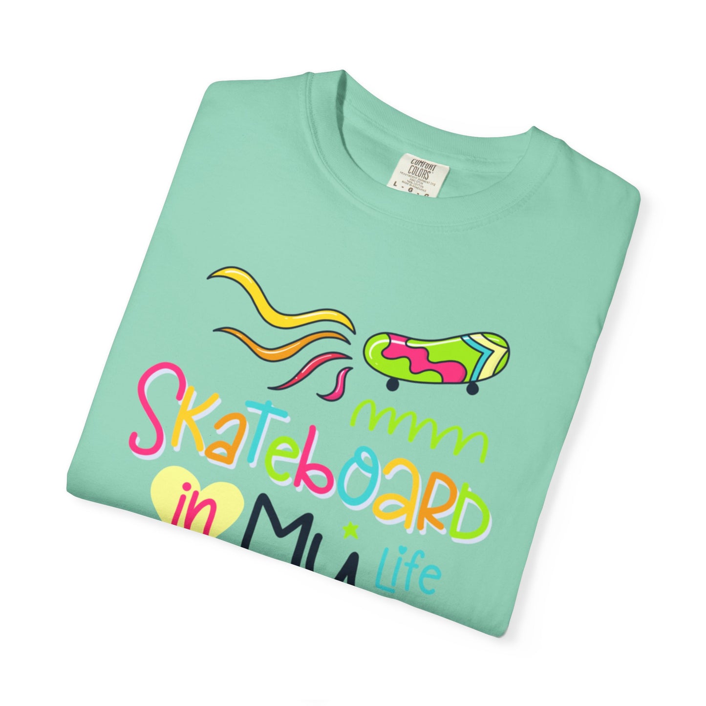Skateboard In My Life Skater Competitions Boarding Fitness Tee Unisex Heavy Cotton T-Shirt