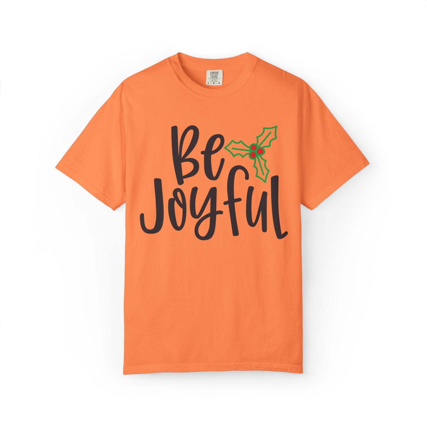 Be Joyful Festival Season Tee Twinkle Lights New Year Celebration Merry Christmas Noel Delight Unisex Heavy Cotton T-Shirt