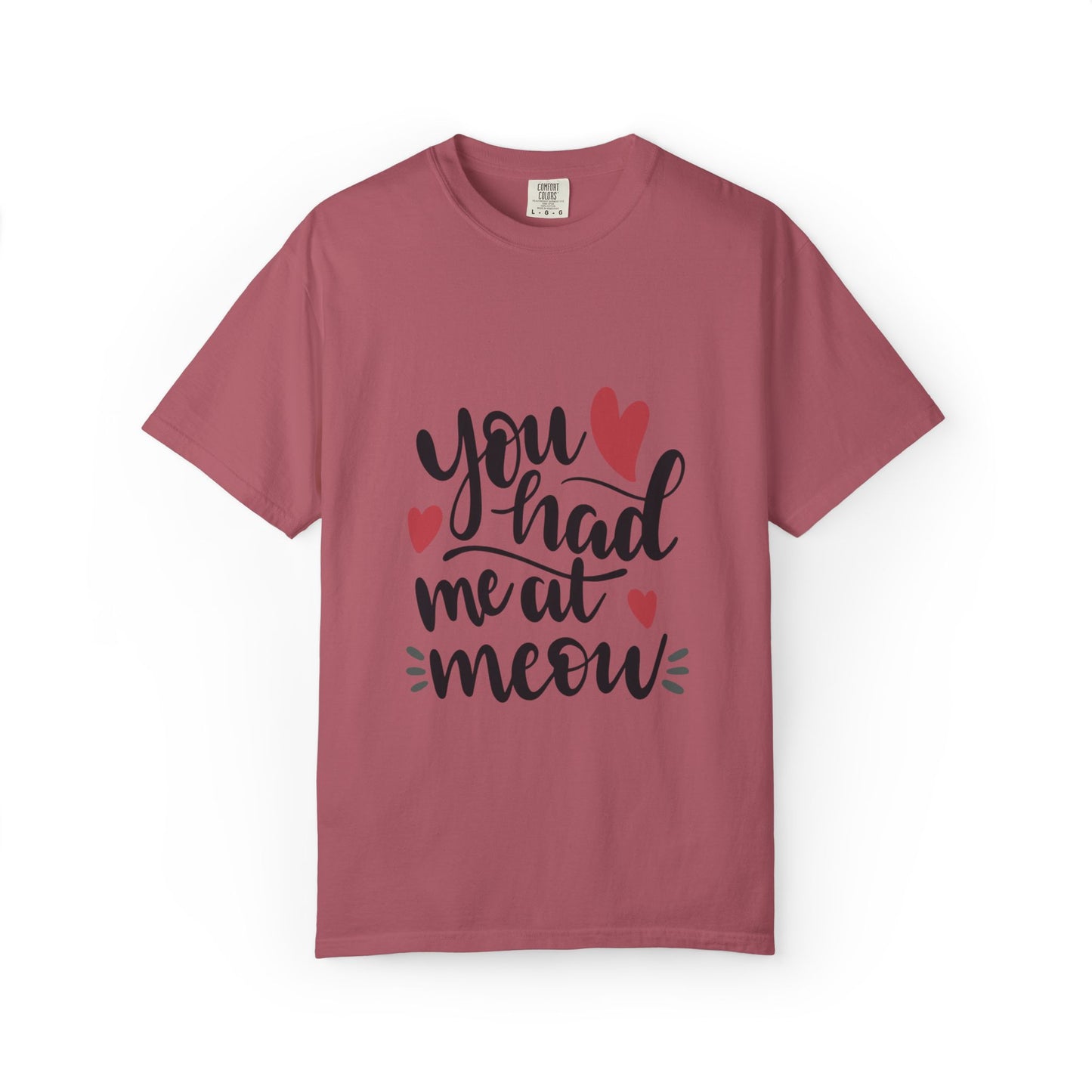 You Had Me At Meow Cats Elegance Tee Unique Furry Charms Quirks And Charisma Unisex Heavy Cotton T-Shirt