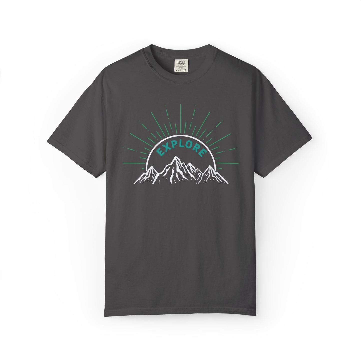 Funny Explore Mountain Adventure Tee Sarcastic Alpine Discover Camping Forest Unisex Heavy Cotton T-Shirt
