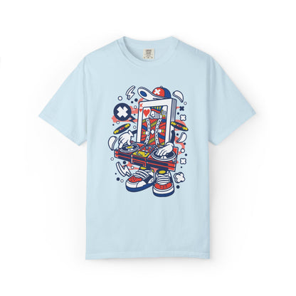 Dj King Play Card Hip Hop Vibes Trends Pop Visuals Tee Remixes Music Producer Unisex Heavy Cotton T-Shirt