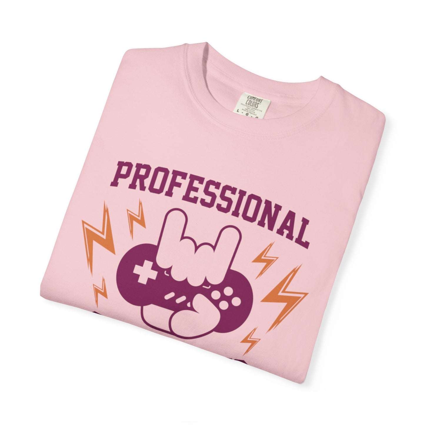Professional Gamer Warriors Tee Non-Stop Playing Gaming Obsession Unisex Heavy Cotton T-Shirt