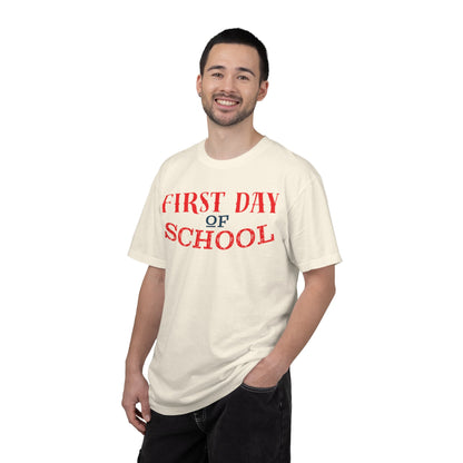 Funny First Day School Learning Legend Super Scholar Junior Geniuses Science Star Student’s Day Unisex Heavy Cotton T-Shirt