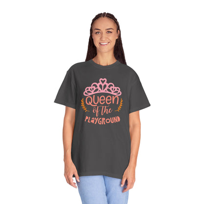 Queen Of The Playground Playtime Learning Objectives Early Toddlers Tee Childhood Development Unisex Heavy Cotton T-Shirt