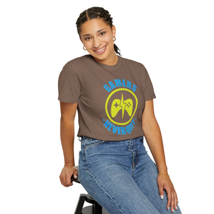 Inspirational Gamers Never Quit Virtual Immortality Forever A Gamer Immortalized In Pixels Unisex Heavy Cotton T-Shirt