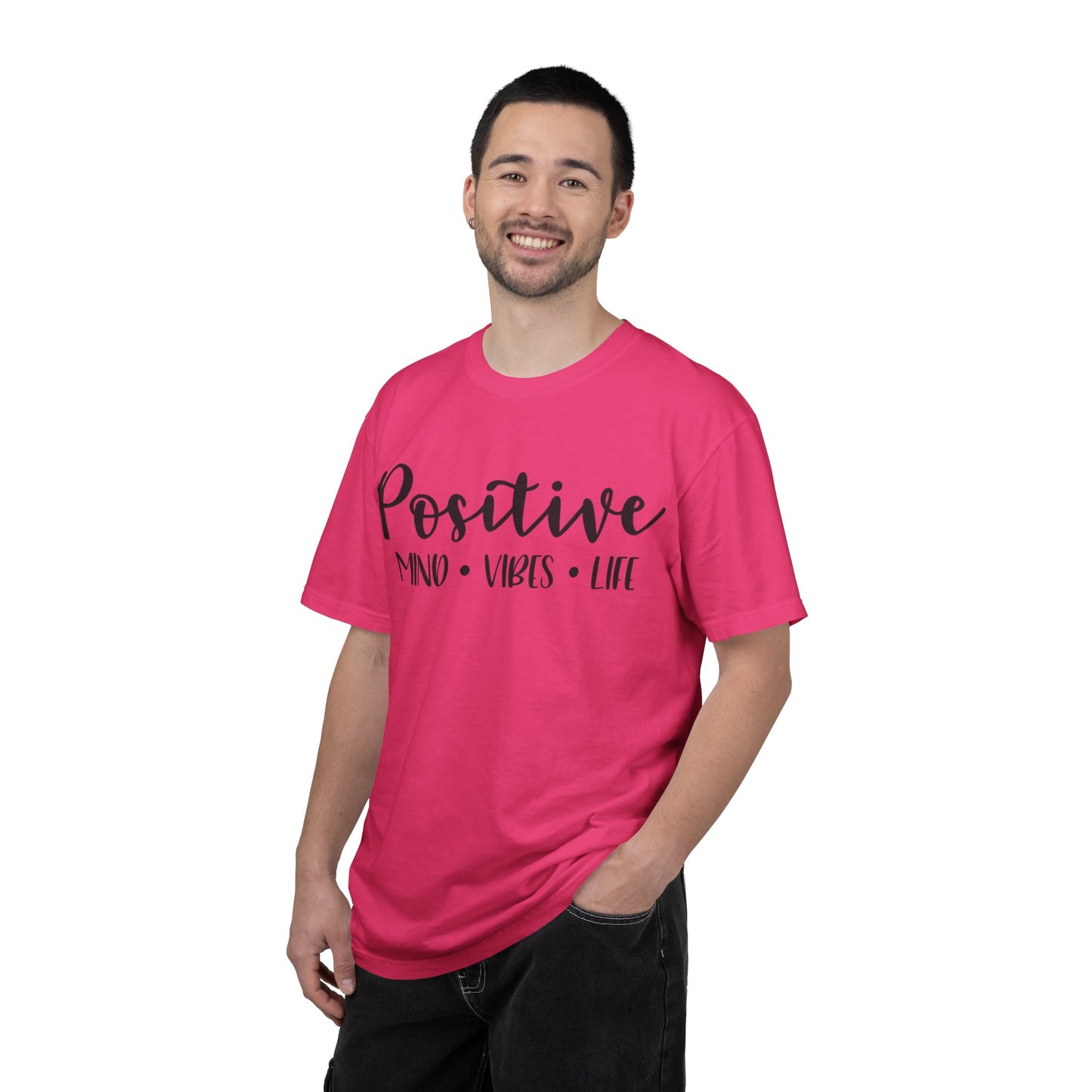 Positive Mind Vibes Life Precious Moments Tee Unexpected Blessings Divine Intervention Positive Outlook Unisex Heavy Cotton T-Shirt