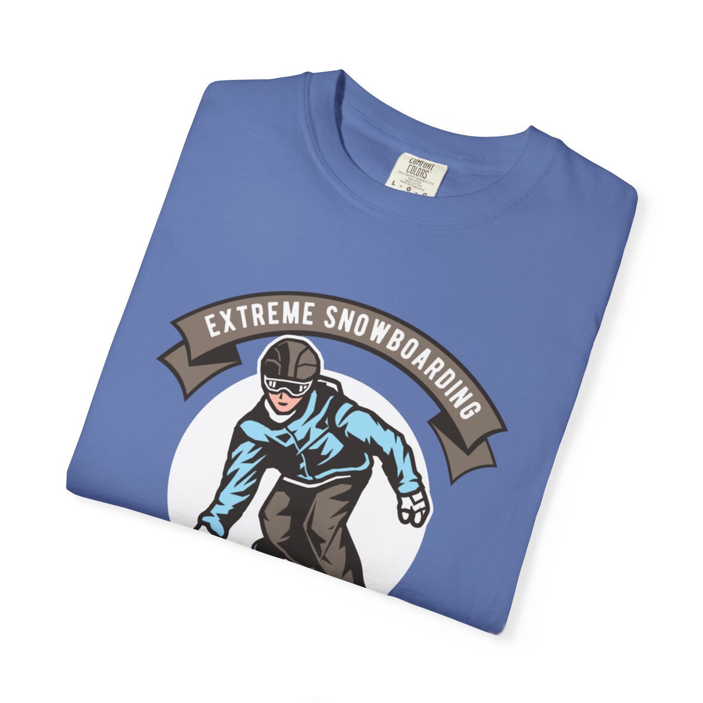 Extreme Snowboarding Sports Club Holly Jolly Winter Tee Wonderland Unisex Heavy Cotton T-Shirt