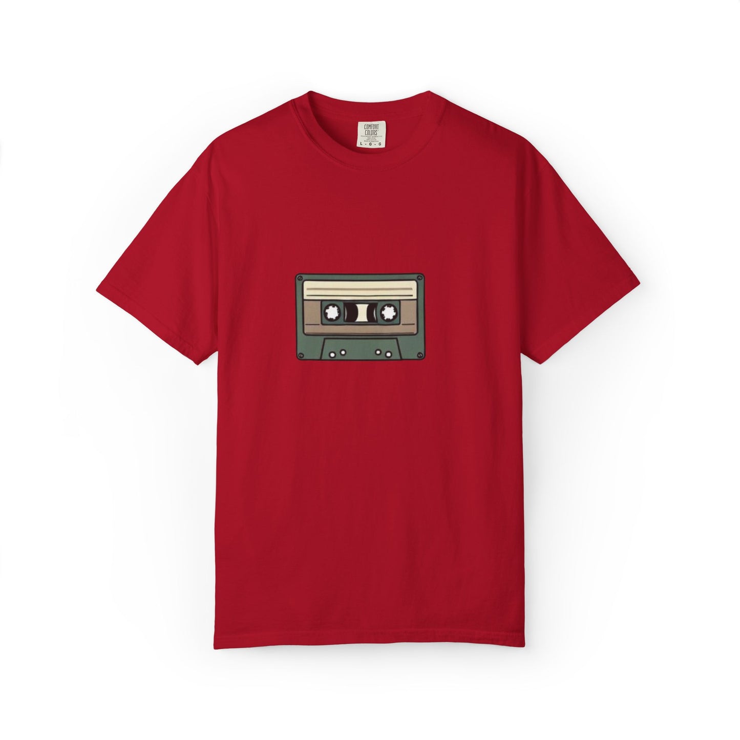 Audio Cassette - of Unisex Garment-Dyed T-shirt