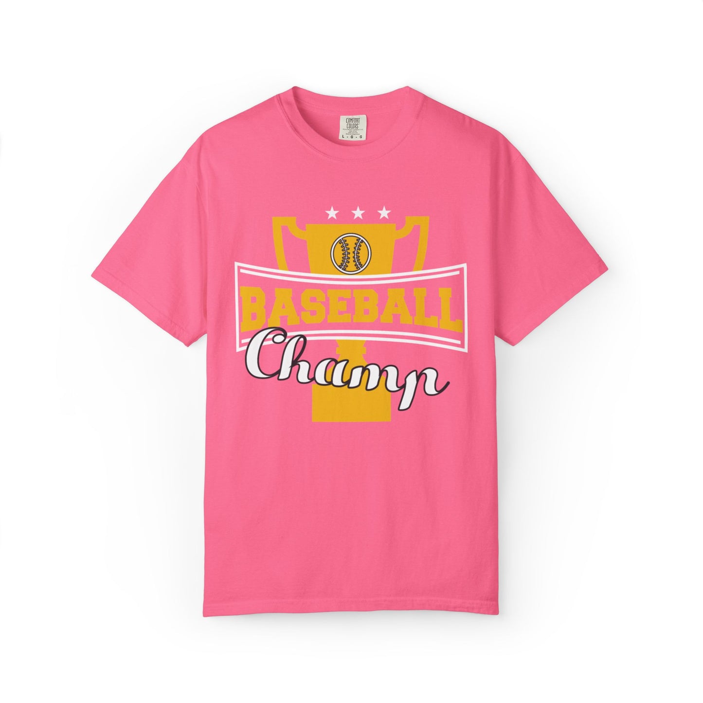 Baseball Champ Tee Bullpen Pitcher Bats League Game Sports Unisex Heavy Cotton T-Shirt