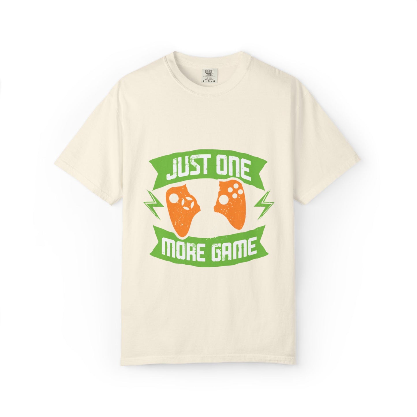 Funny Just One More Game Lost In The Game Gamer Zone Sarcastic Role-Playing Game Unisex Heavy Cotton T-Shirt