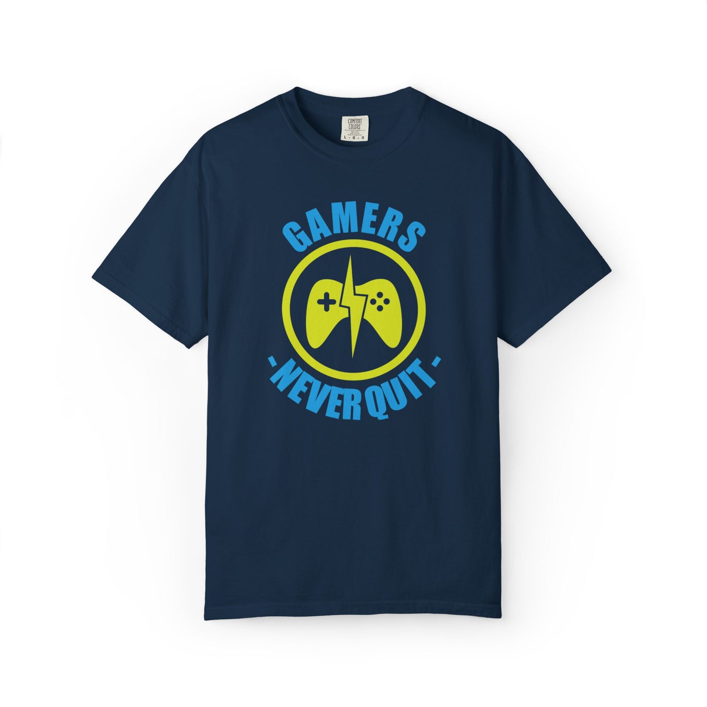 Inspirational Gamers Never Quit Virtual Immortality Forever A Gamer Immortalized In Pixels Unisex Heavy Cotton T-Shirt