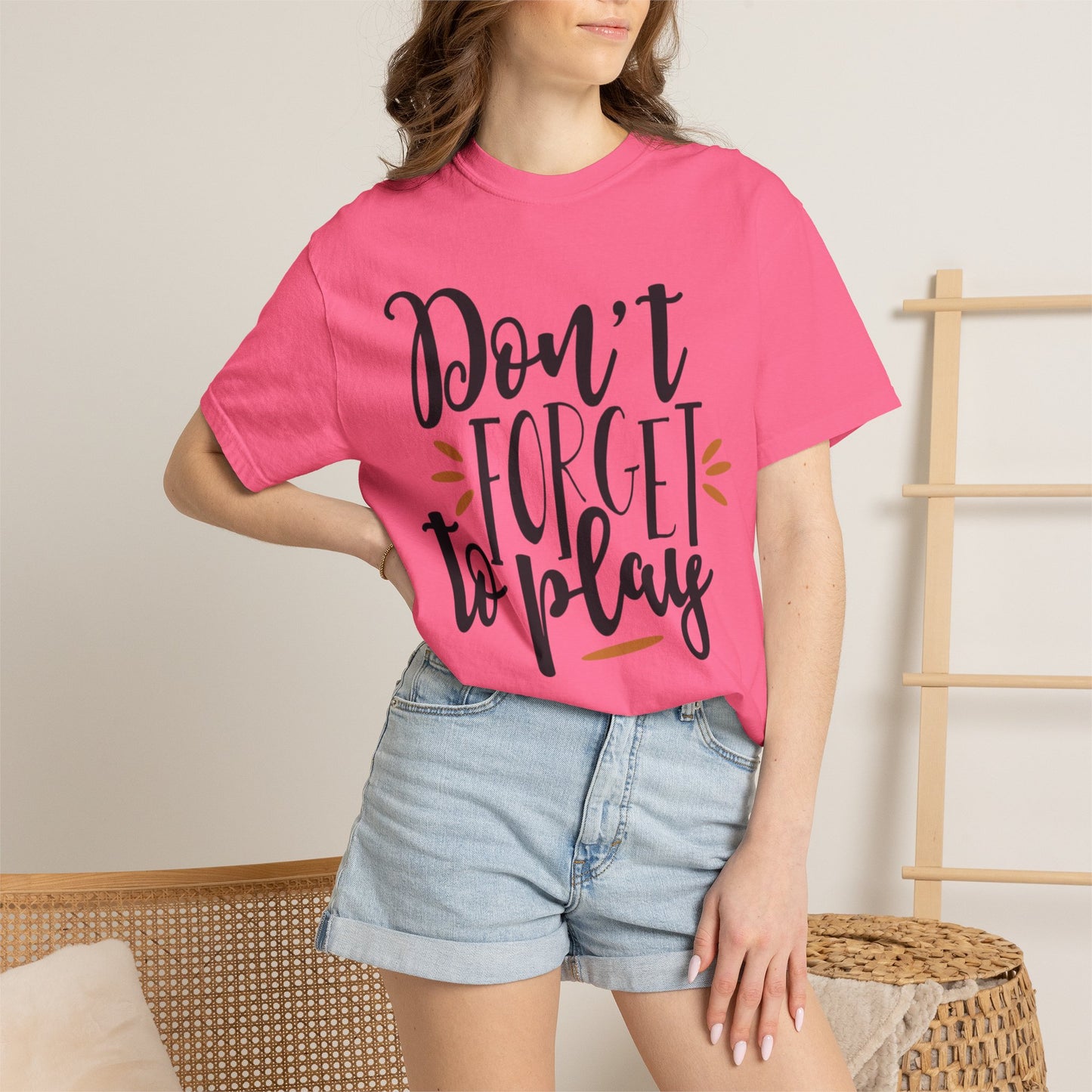 Don’t Forget To Play Warriors Tee Non-Stop Playing Gaming Obsession Unisex Heavy Cotton T-Shirt